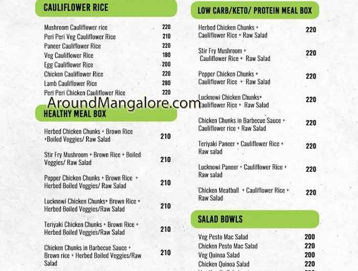 Calorie Conscious – Cloud Kitchen in Mangalore
