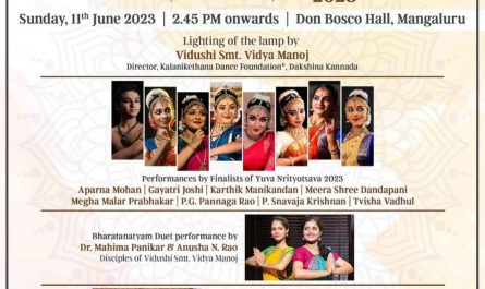 Yuva Nrityotsava 2023 - 11 Jun 2023 - Don Bosco Hall, Mangalore