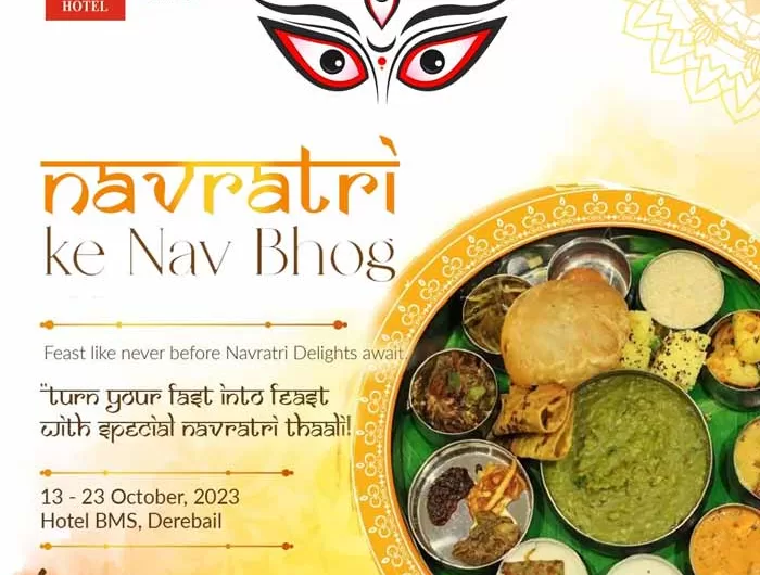 Navratri Food Festival – 13 OCt to 23 Oct 2023 – Hotel BMS, Mangalore